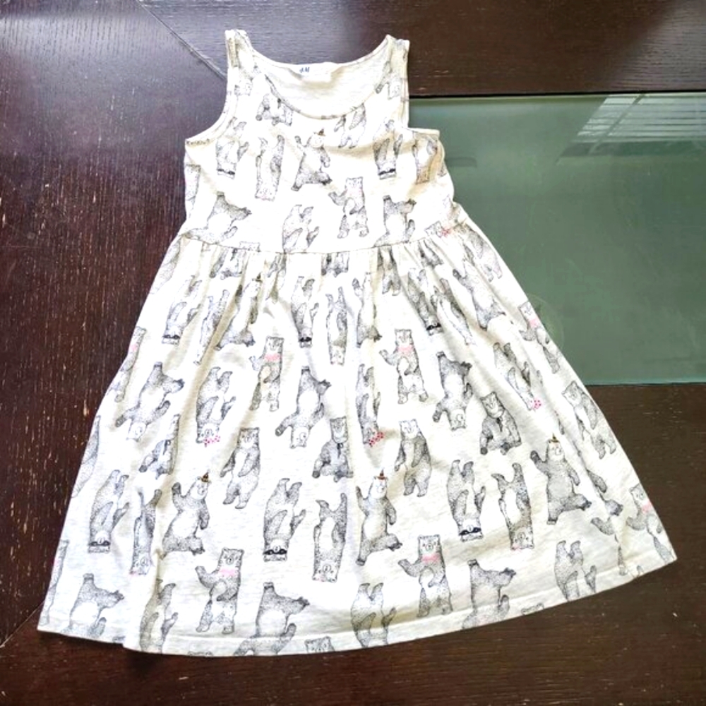 Choose the Bear!!! H & M Sleeveless Dress Girls Youth Size 8-10 M